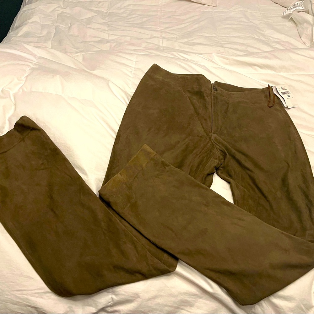 NWT Ralph Lauren Collection Goat Suede pants
